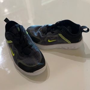Nike Lucent Black/Volt Slip-on Tennis Shoes